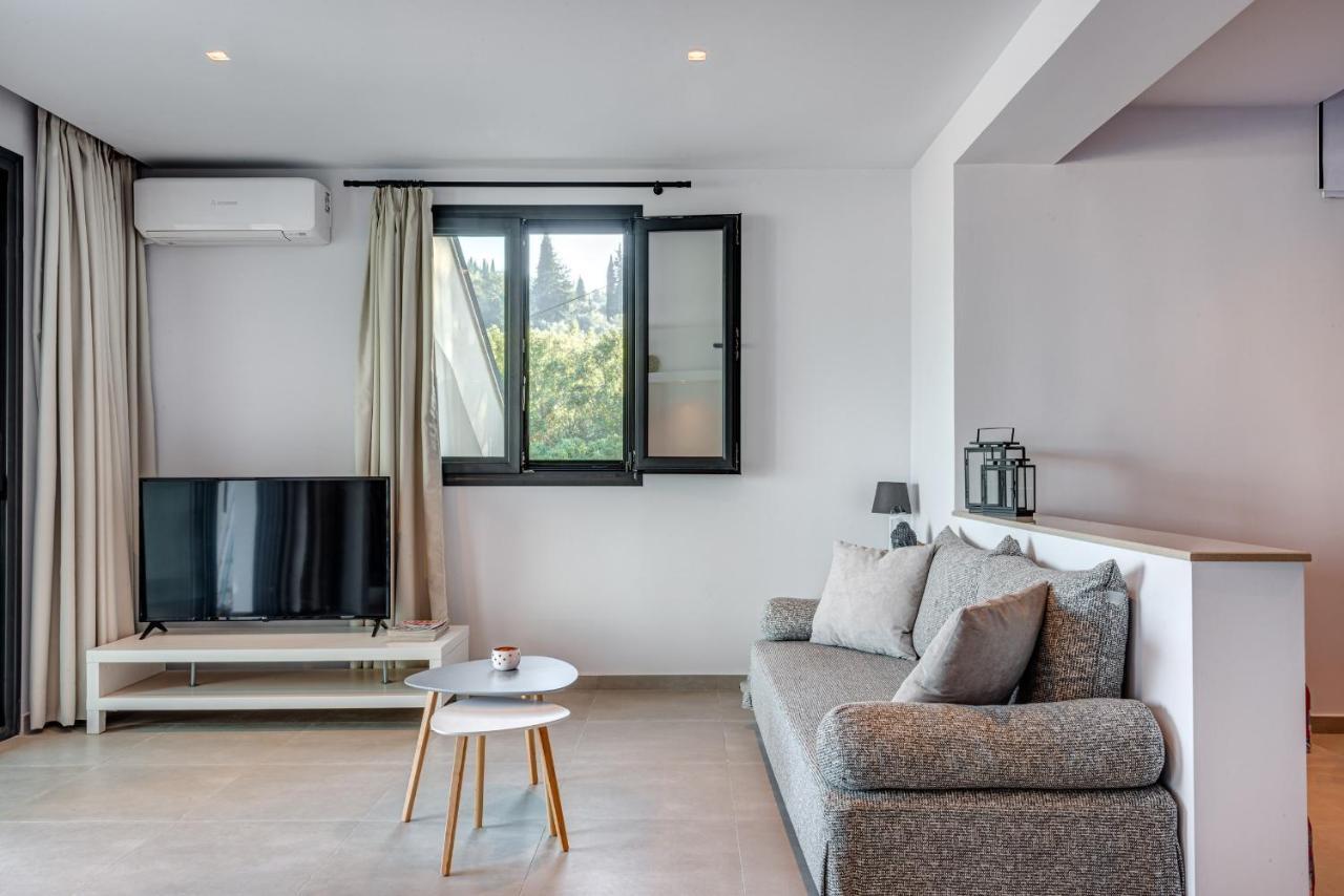 The Corfu Cocoon Villa Apartments Féakesz Kültér fotó