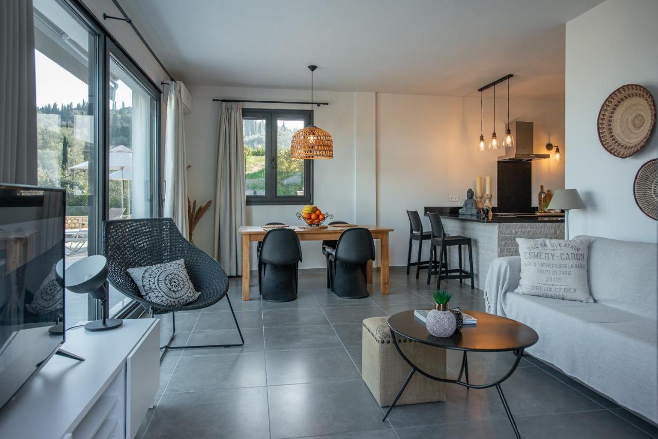 The Corfu Cocoon Villa Apartments Féakesz Kültér fotó