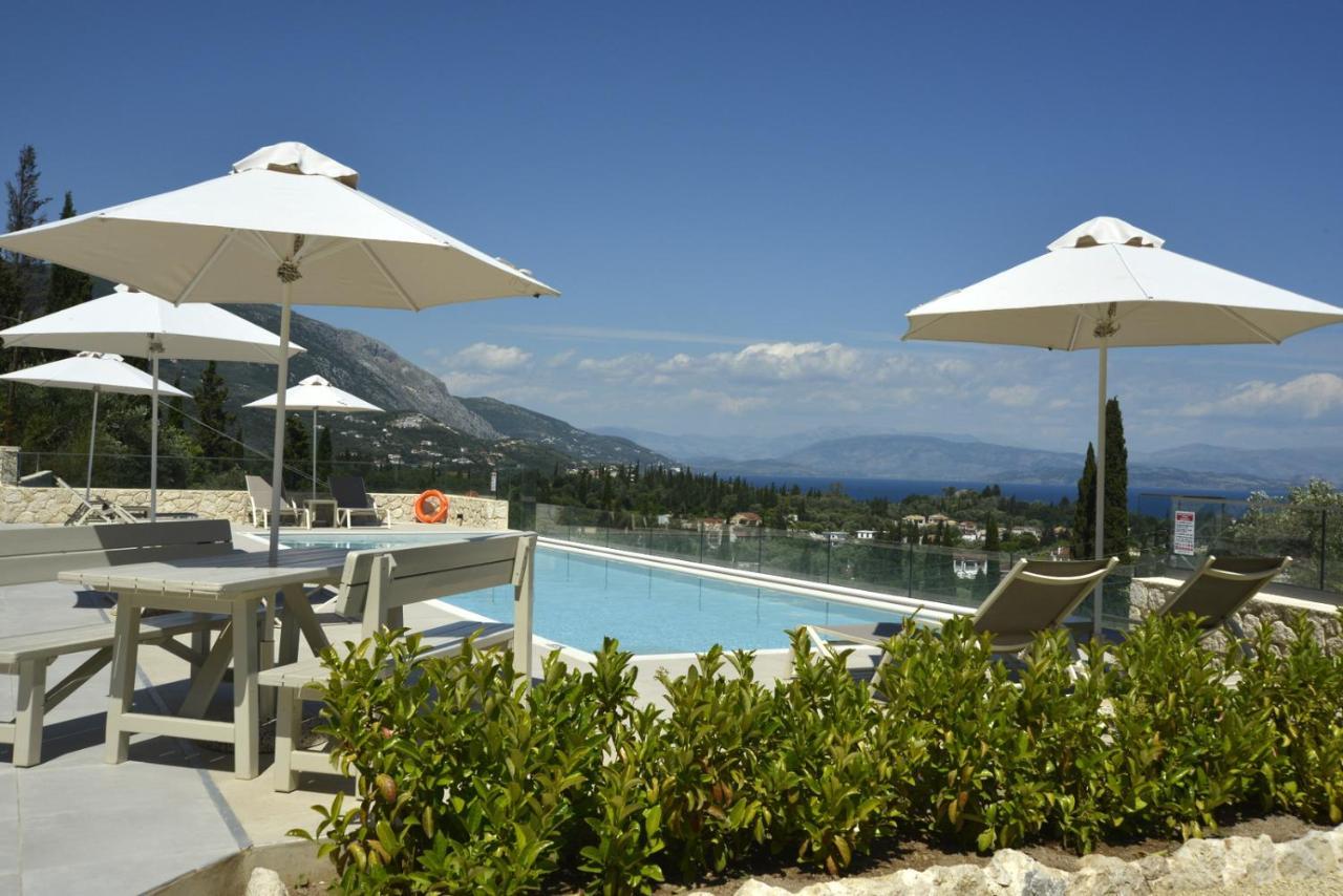 The Corfu Cocoon Villa Apartments Féakesz Kültér fotó