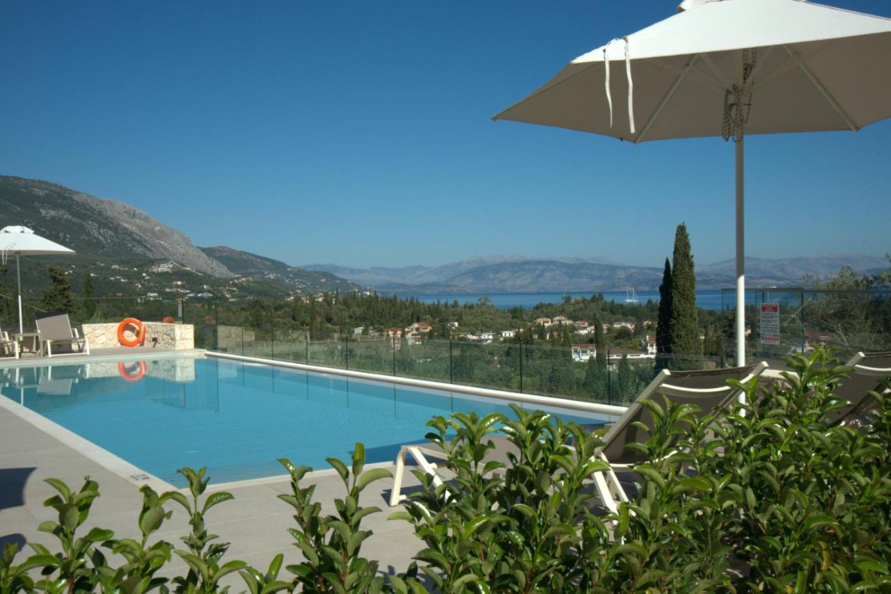 The Corfu Cocoon Villa Apartments Féakesz Kültér fotó